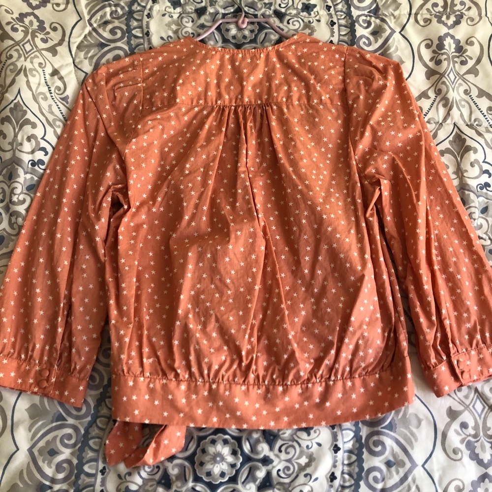 Madewell Star Scatter Wrap Top - Picture 6 of 6